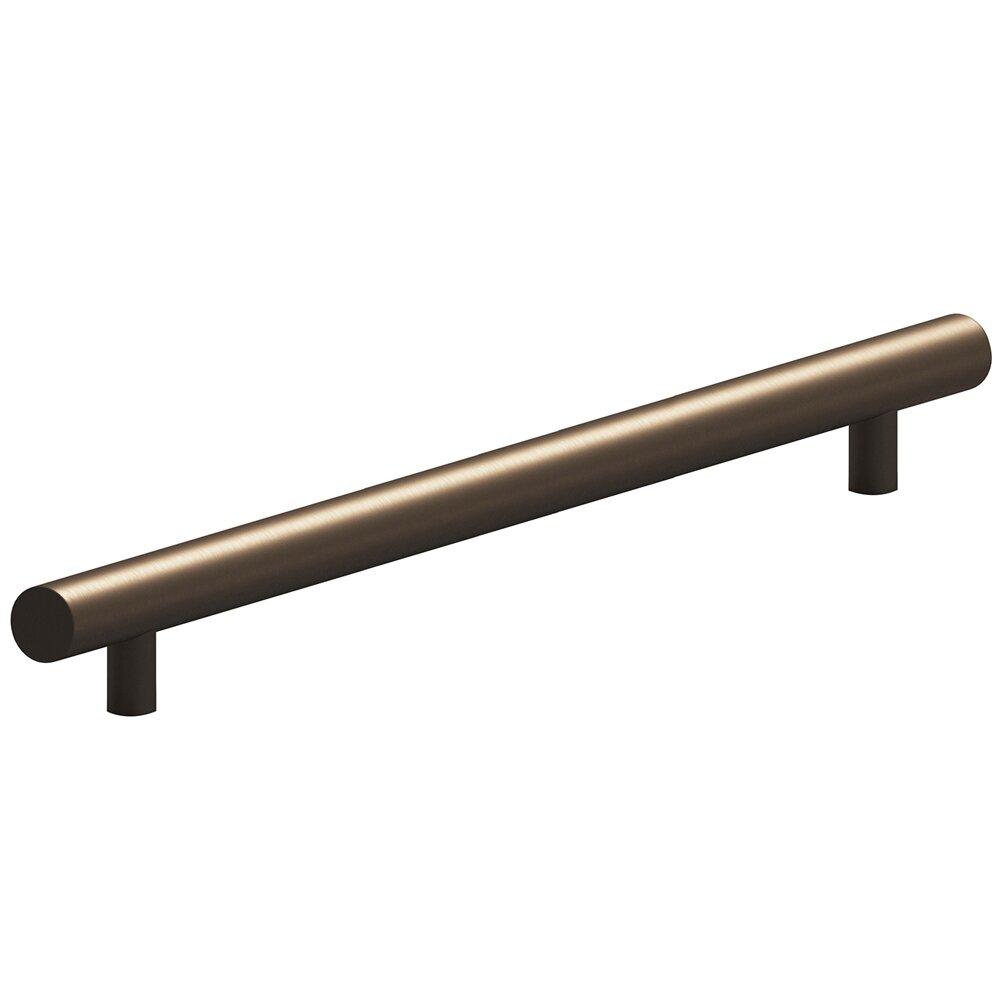 Colonial Bronze 10" Centers Appliance Pull with Bullnose Ends in Heritage Bronze
