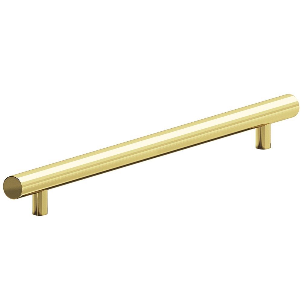 Colonial Bronze 18" Centers Thru Bolt Pull in Polished Brass