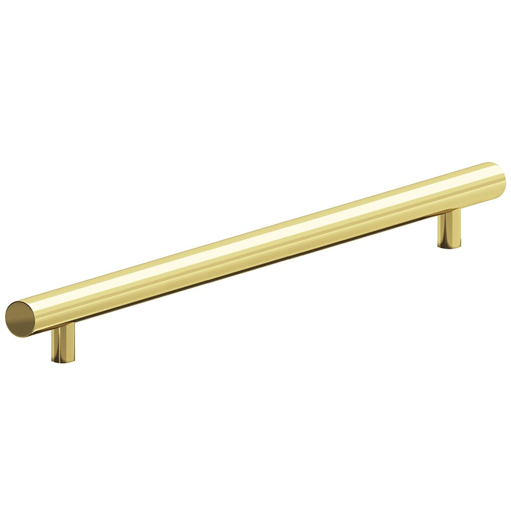 Colonial Bronze 24" Centers Thru Bolt Pull in Polished Brass