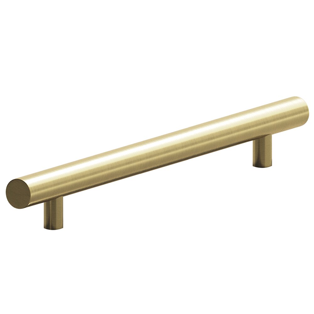 Colonial Bronze 8" Centers European Appliance Bar Pull in Antique Brass
