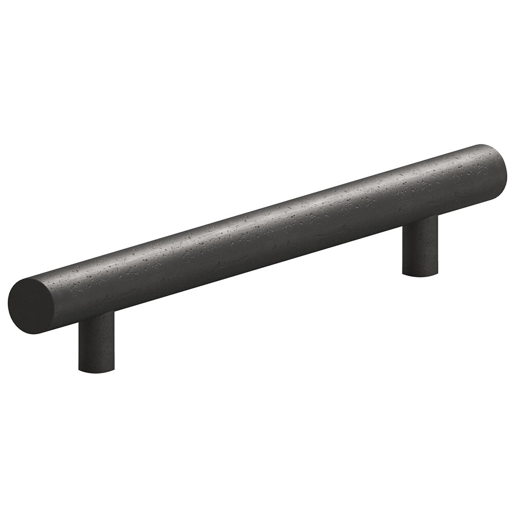 Colonial Bronze 6" Centers European Appliance Bar Pull in Distressed Black