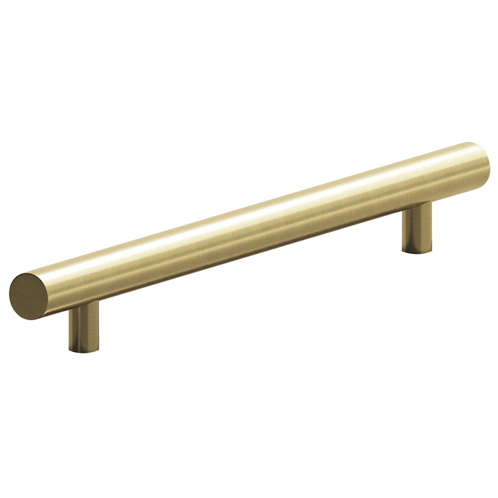 Colonial Bronze 8" Centers European Appliance Bar Pull in Antique Brass
