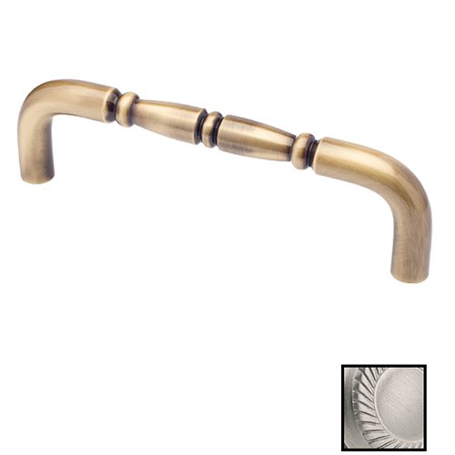 Colonial Bronze 6" Centers Traditional Appliance Pull in Matte Satin Chrome