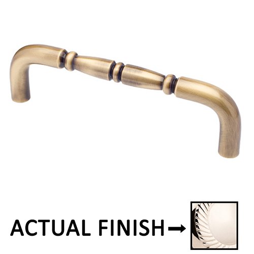 Colonial Bronze 8" Centers Traditional Thru Bolt Pull in Polished Nickel