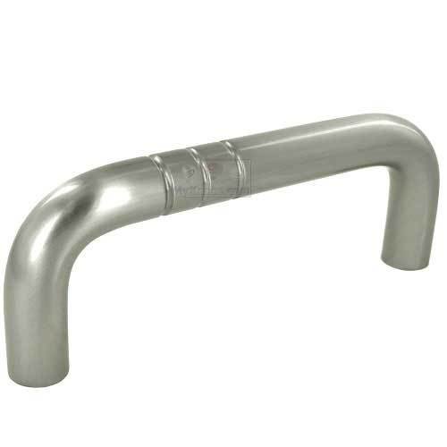 Colonial Bronze 6" Centers Appliance Pull in Nickel Stainless