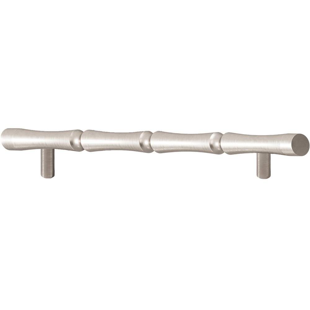 Colonial Bronze 9 1/2" Centers Bamboo Style Appliance Pull in Matte Satin Nickel