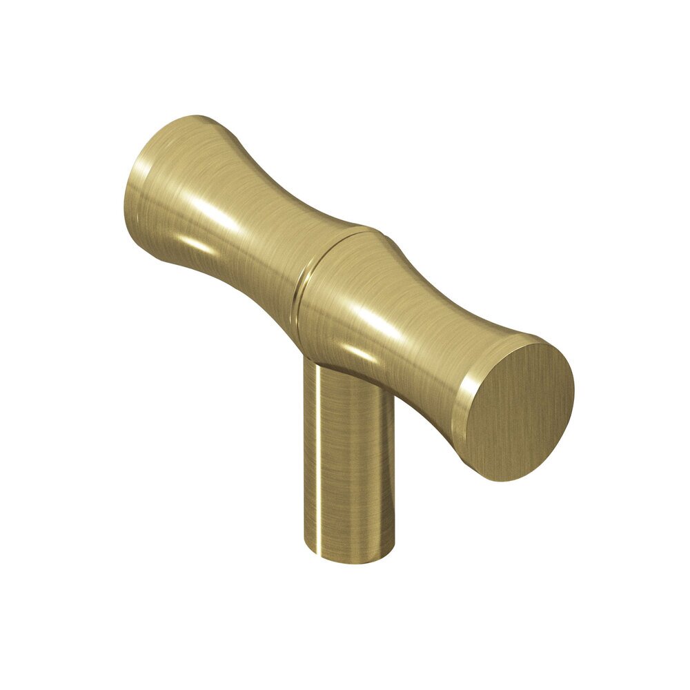 Colonial Bronze 1 1/2" Bamboo Knob In Antique Brass