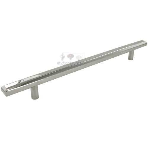 Colonial Bronze 10" Centers Beveled Appliance Pull in Polished Nickel
