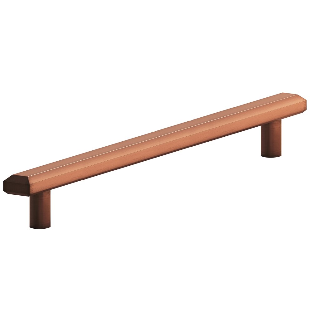 Colonial Bronze 10" Centers Beveled Appliance Pull in Matte Antique Copper