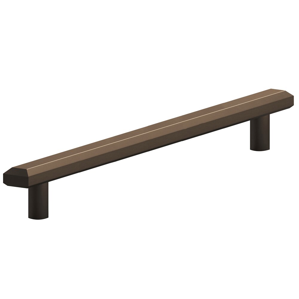 Colonial Bronze 10" Centers Beveled Appliance Pull in Heritage Bronze
