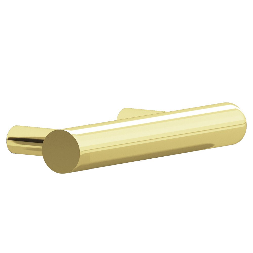 Colonial Bronze 2 1/2" Centers Pull in Polished Brass