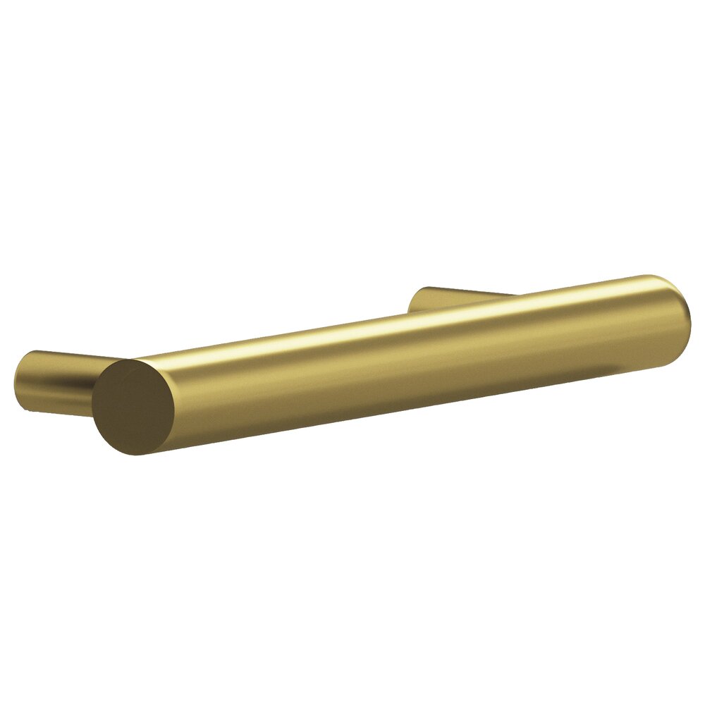 Colonial Bronze 3 1/2" Centers Pull in Satin Brass