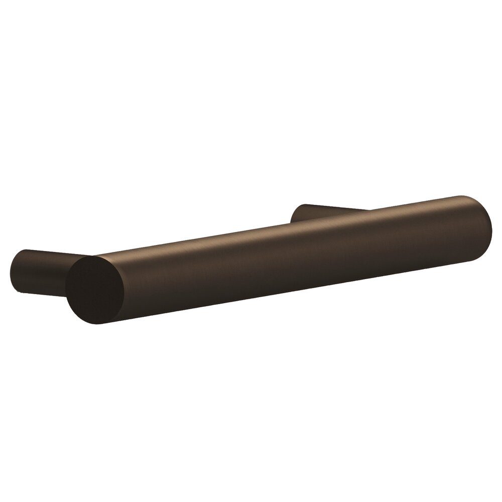 Colonial Bronze 3" Centers European Bar Pull in Heritage Bronze
