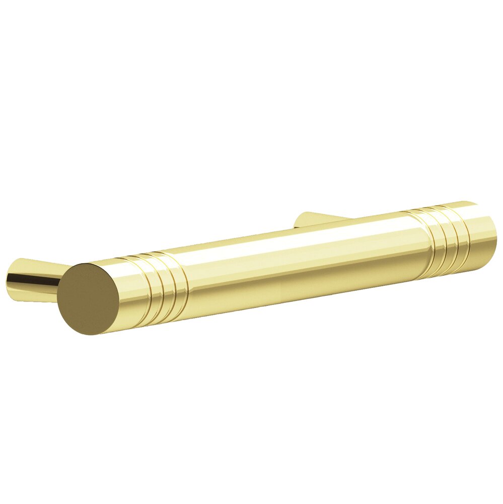 Colonial Bronze 3 1/2" Pull in Polished Brass