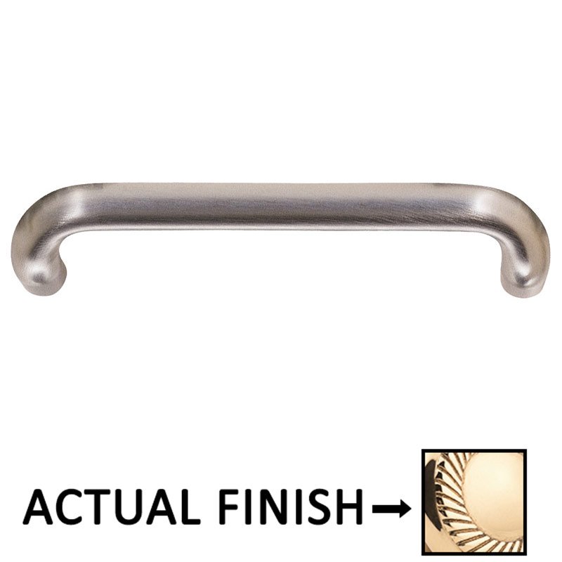 Colonial Bronze 2 3/4" Centers Pull in Polished Brass Unlacquered