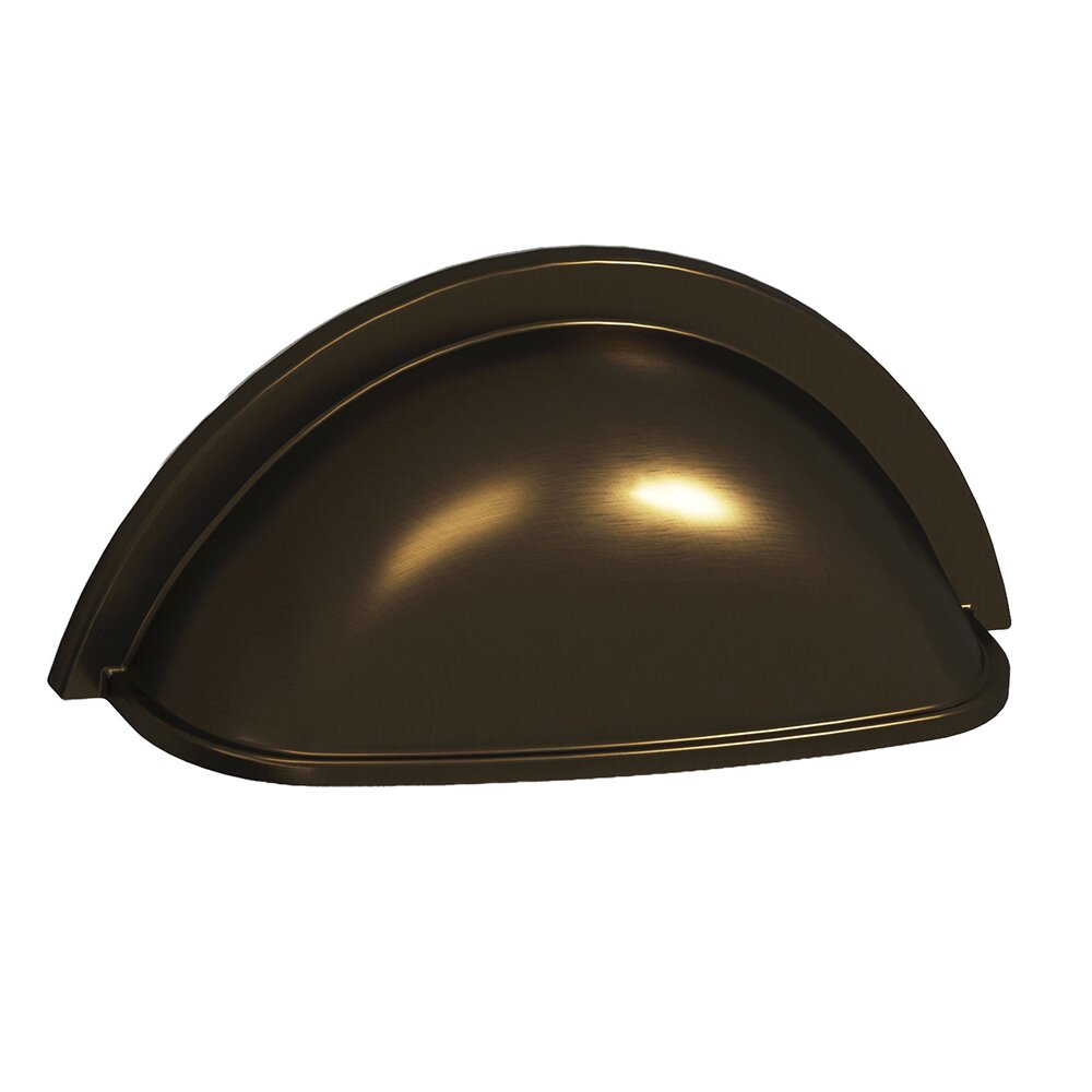 Colonial Bronze 3" Centers Cup Pull in Oil Rubbed Bronze