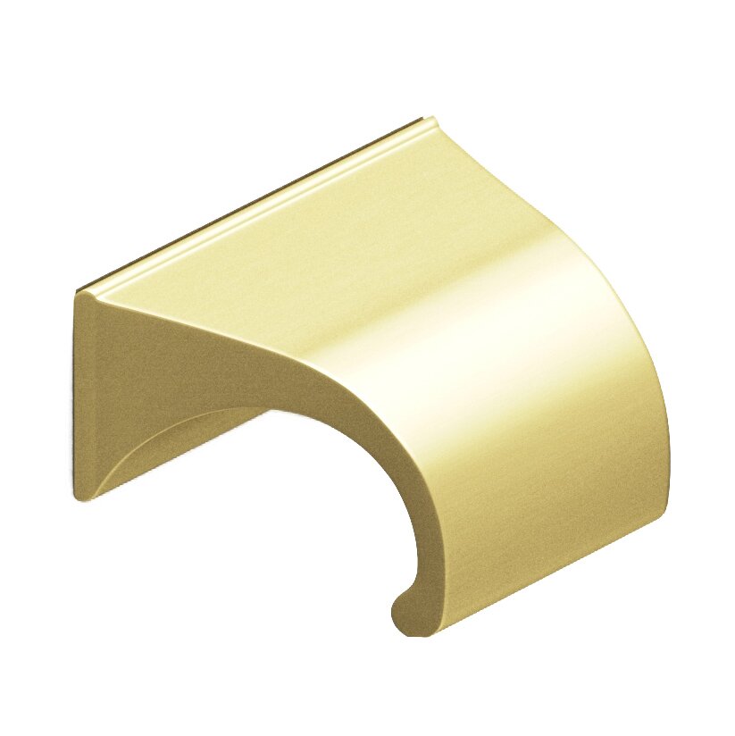 Colonial Bronze 1" Centers Pull in Matte Satin Brass