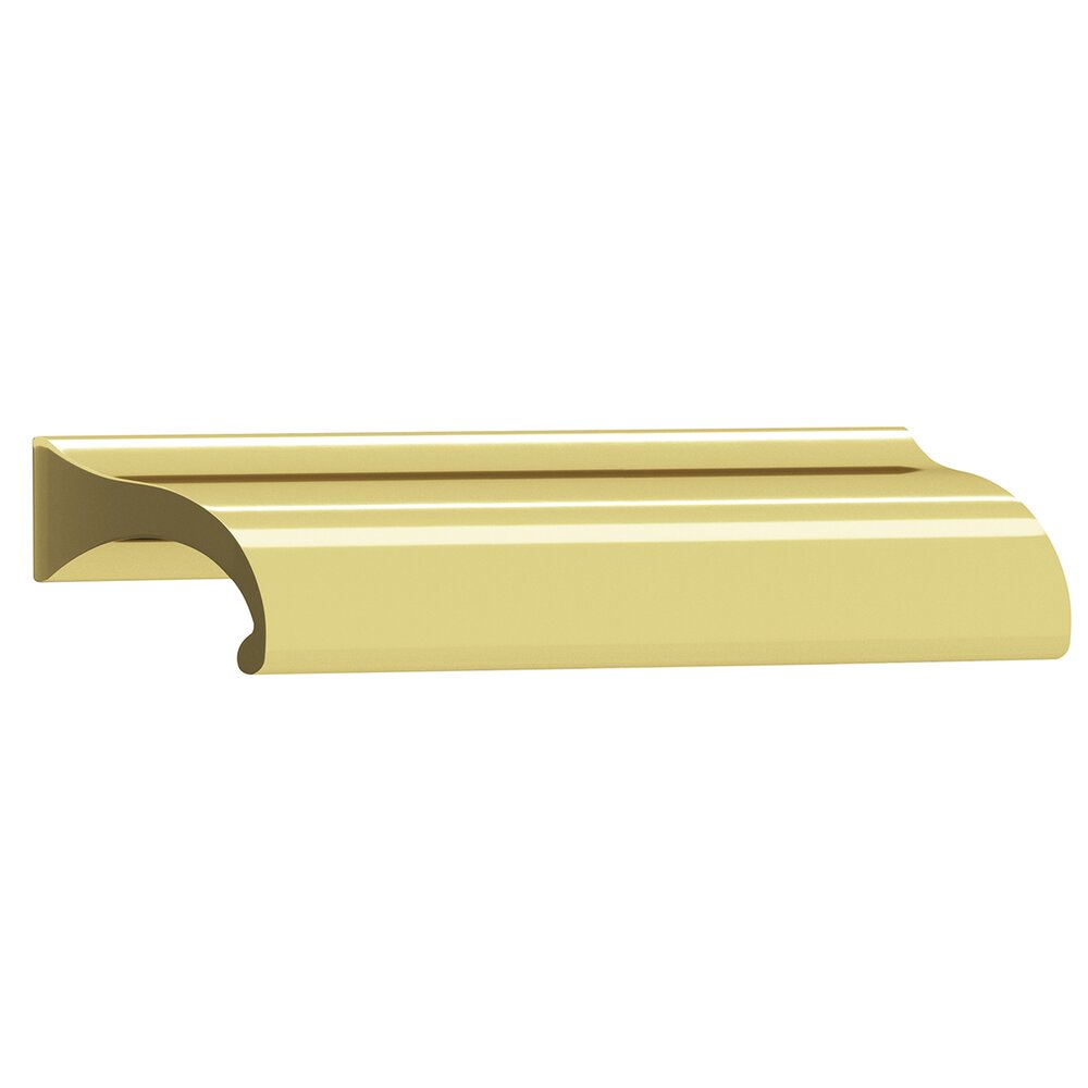 Colonial Bronze 3 1/2" Centers Pull in Polished Brass