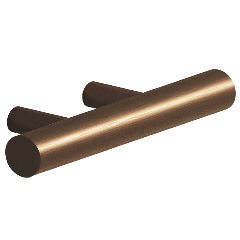 Colonial Bronze 1 1/2" Centers Shank Pull in Matte Oil Rubbed Bronze