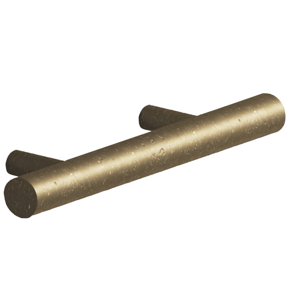 Colonial Bronze 2 1/2" Centers Shank Pull in Distressed Oil Rubbed Bronze
