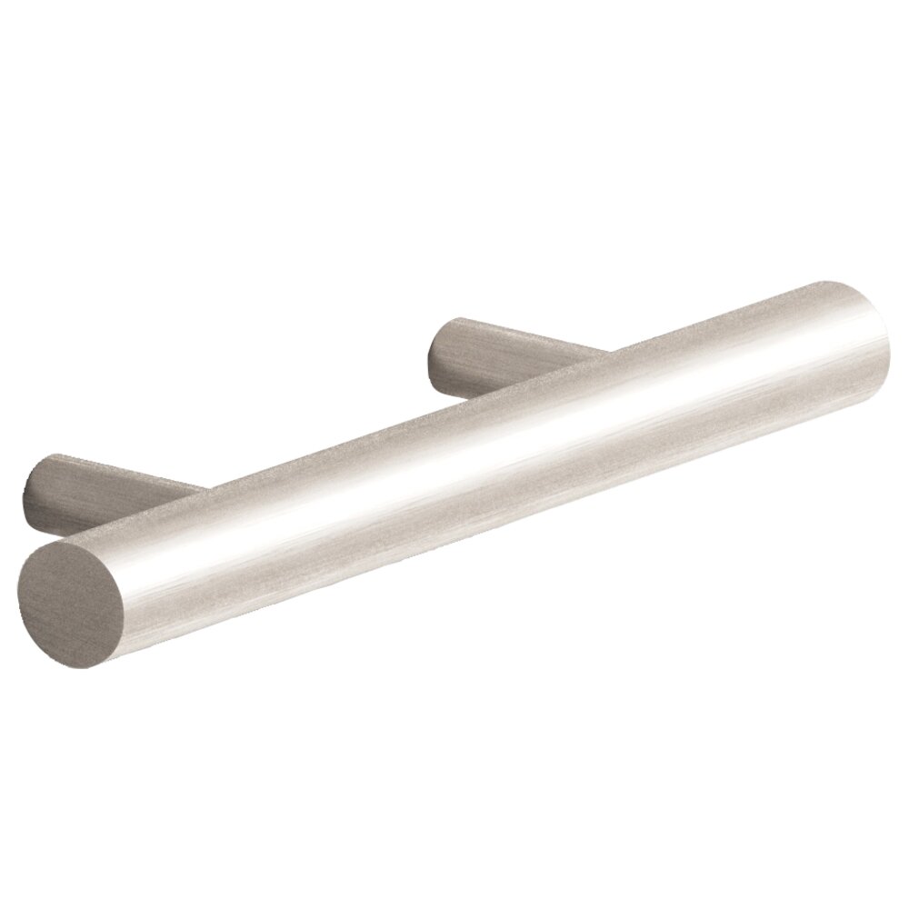 Colonial Bronze 2 1/2" Centers Shank Pull in Matte Satin Nickel