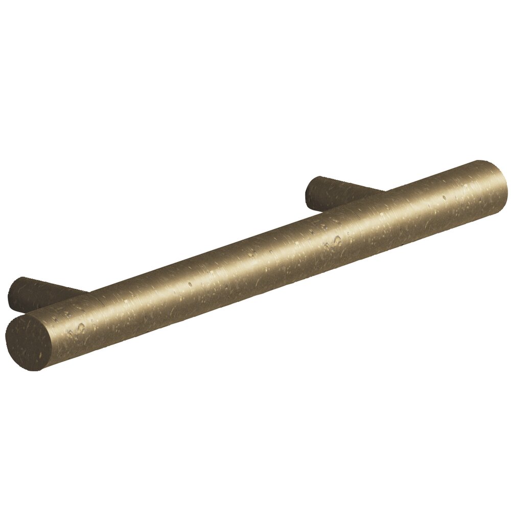 Colonial Bronze 3 1/2" Centers Shank Pull in Distressed Oil Rubbed Bronze