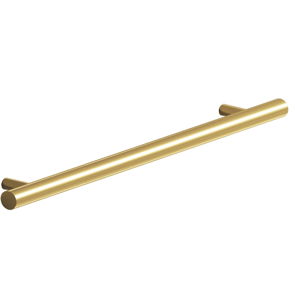 Colonial Bronze 8" Centers Shank Pull in Satin Brass