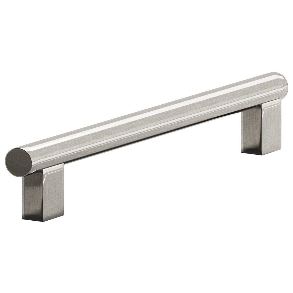 Colonial Bronze 8" Centers Rectangular Post Bar Pull in Nickel Stainless