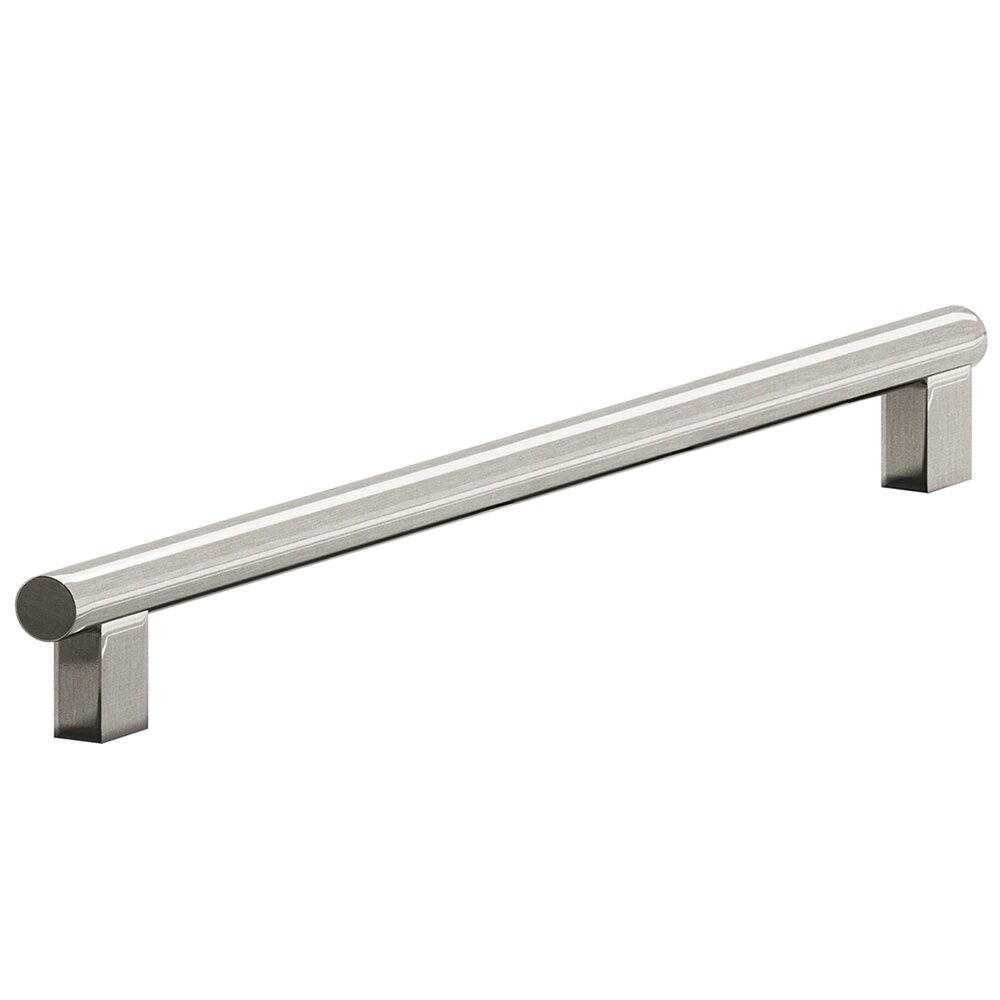 Colonial Bronze 8" Centers Rectangular Post Bar Pull in Nickel Stainless