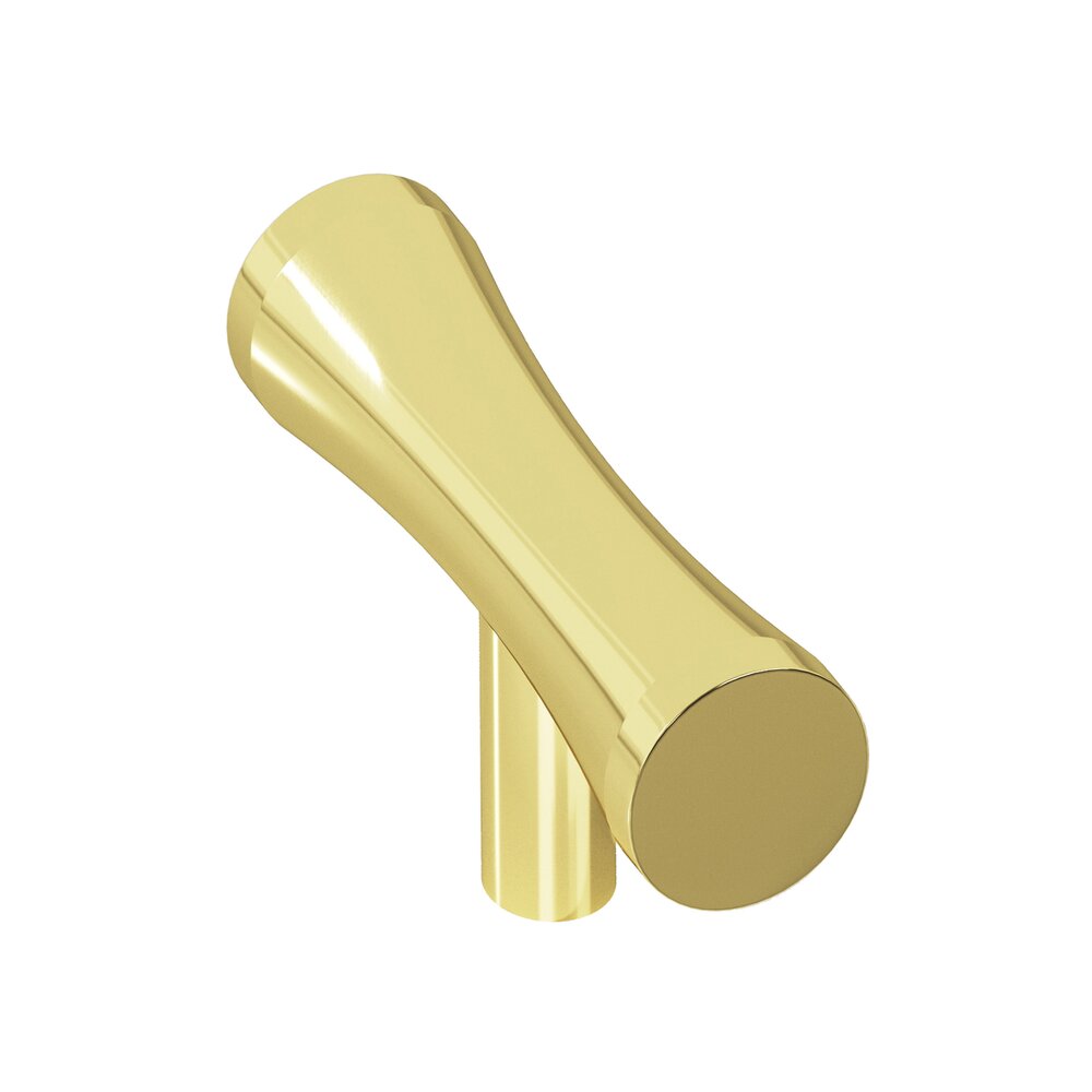 Colonial Bronze 2" Long Knob In Polished Brass
