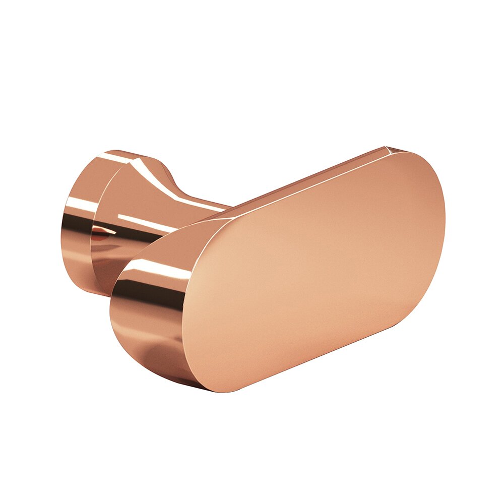 Colonial Bronze 5/8" Half Round Knob In Polished Copper