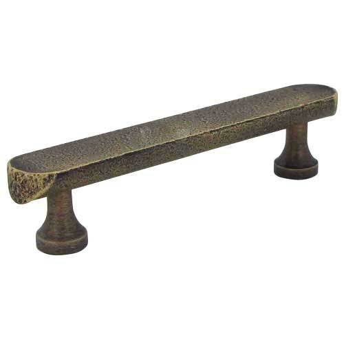 Colonial Bronze 3" Centers Pull in Distressed Antique Brass