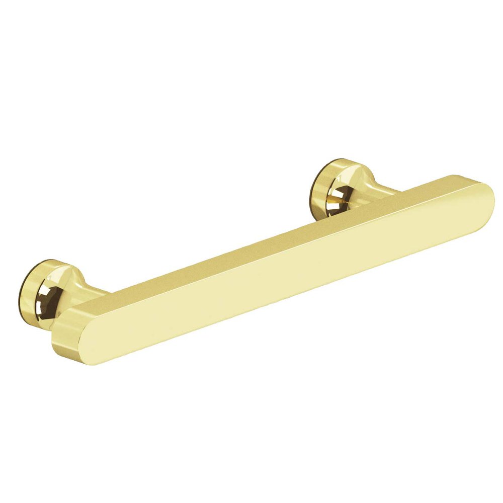 Colonial Bronze 3" Centers Pull in Polished Brass