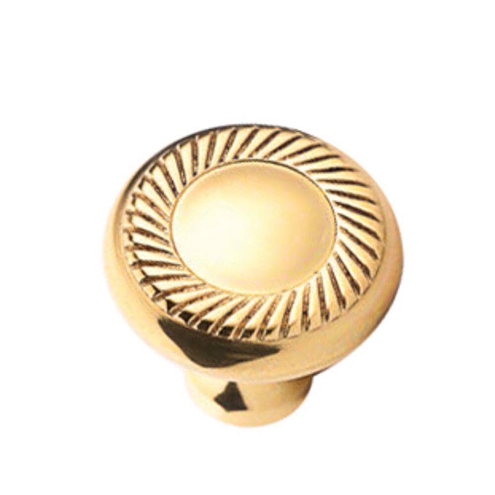 Colonial Bronze 1 1/4" Rope Knob In French Gold