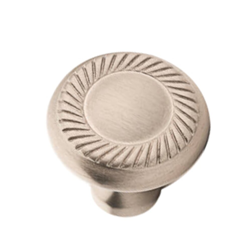 Colonial Bronze 1 1/2" Rope Knob in Nickel Stainless