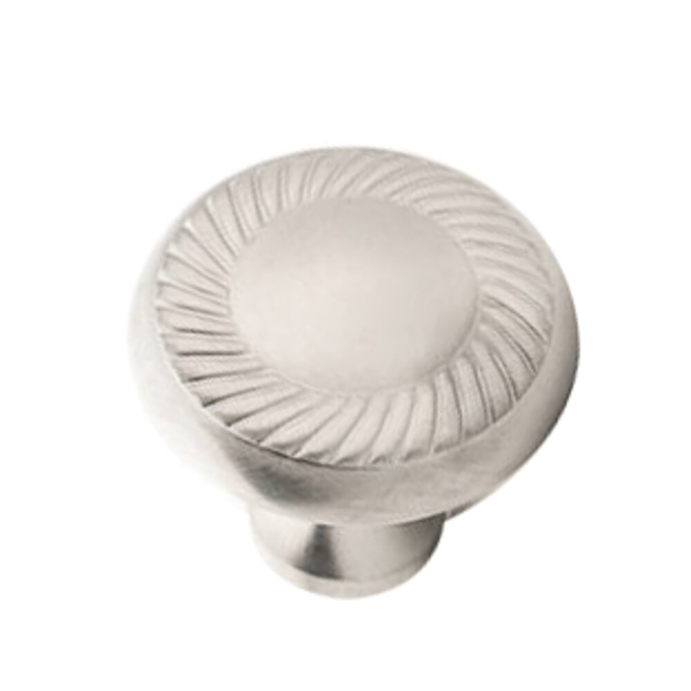 Colonial Bronze 1 1/2" Rope Knob in Satin Chrome