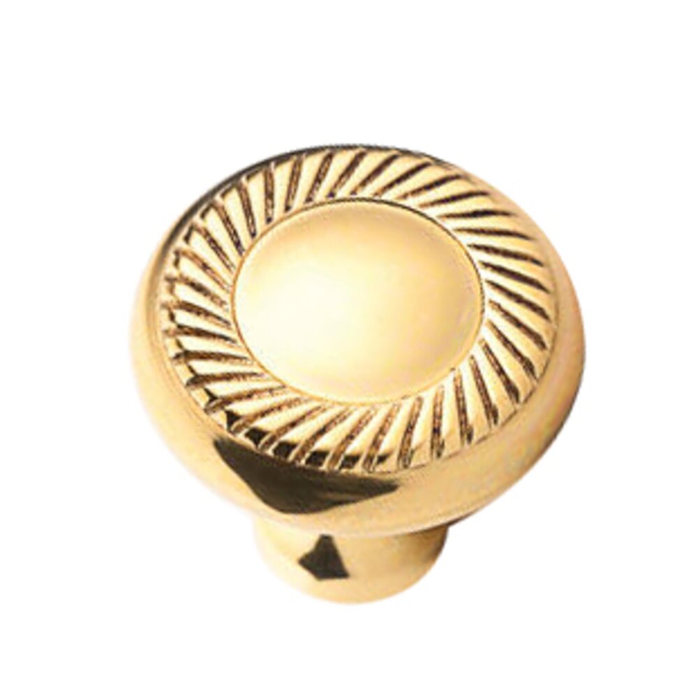 Colonial Bronze 1 1/2" Rope Knob In French Gold