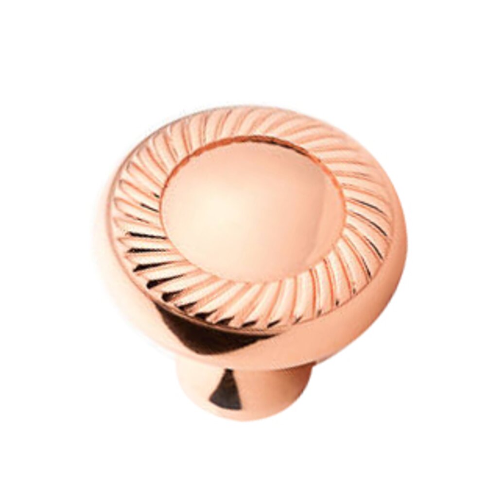 Colonial Bronze 1 1/2" Rope Knob In Polished Copper