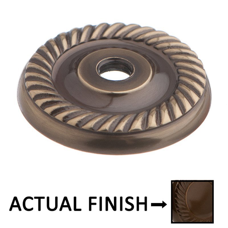 Colonial Bronze 1 5/8" Rope Rose In Oil Rubbed Bronze