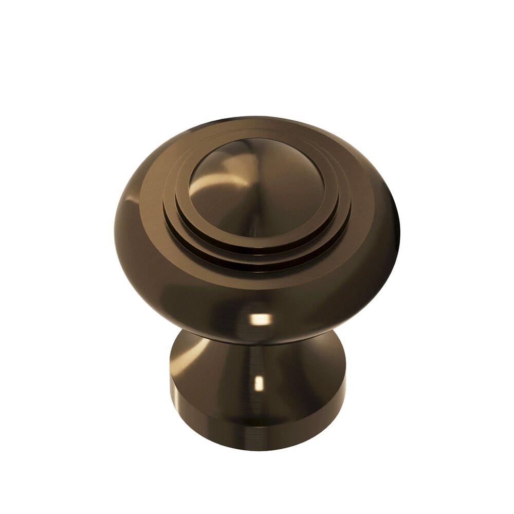 Colonial Bronze 1 3/8" Diameter Medium Button Knob in Oil Rubbed Bronze