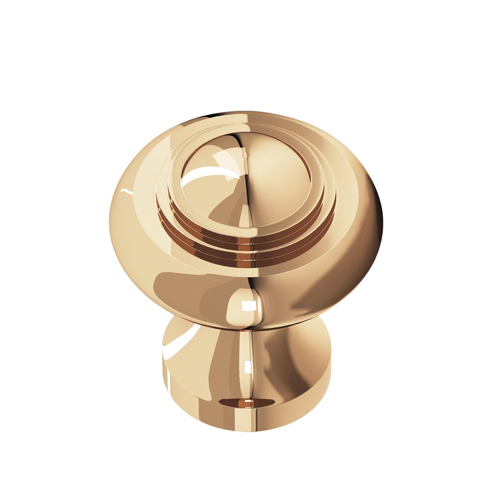 Colonial Bronze 1 3/8" Knob In Polished Bronze