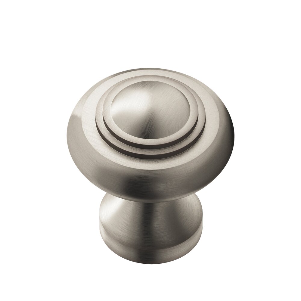 Colonial Bronze 1 3/8" Diameter Medium Button Knob in Matte Pewter