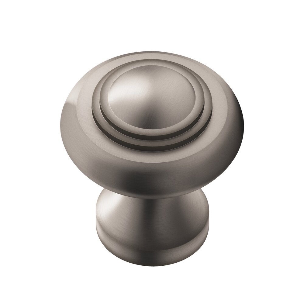 Colonial Bronze 1 1/2" Diameter Large Button Knob in Pewter