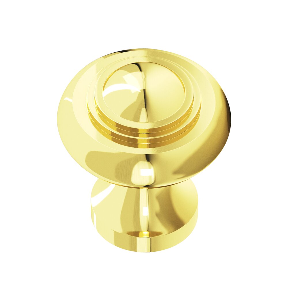 Colonial Bronze 1 1/2" Knob In French Gold