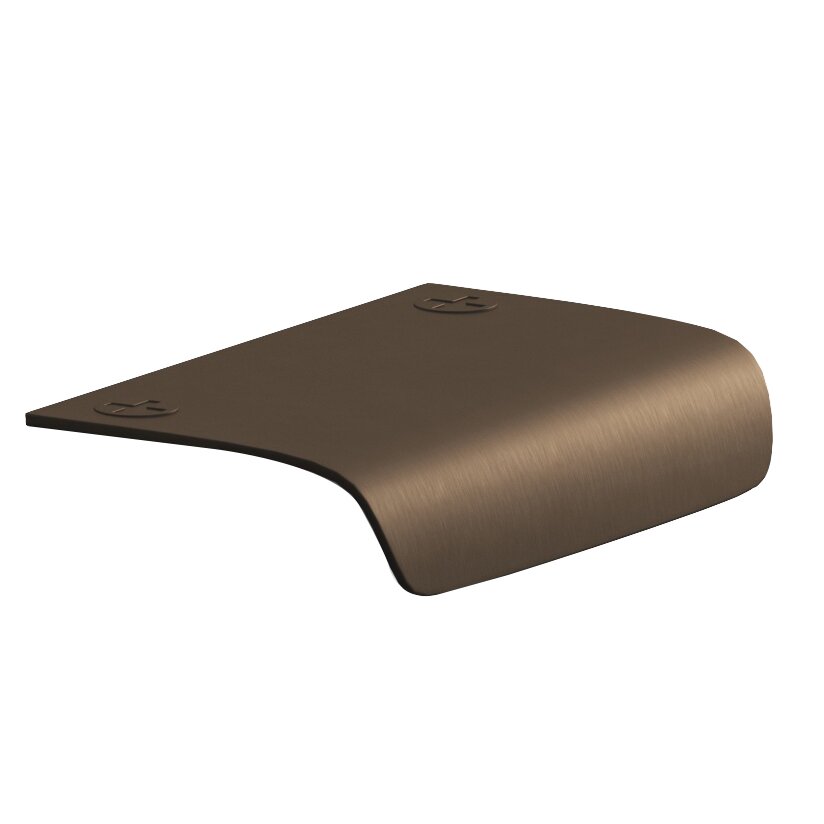 Colonial Bronze 2 1/2" Long Edge Pull in Heritage Bronze
