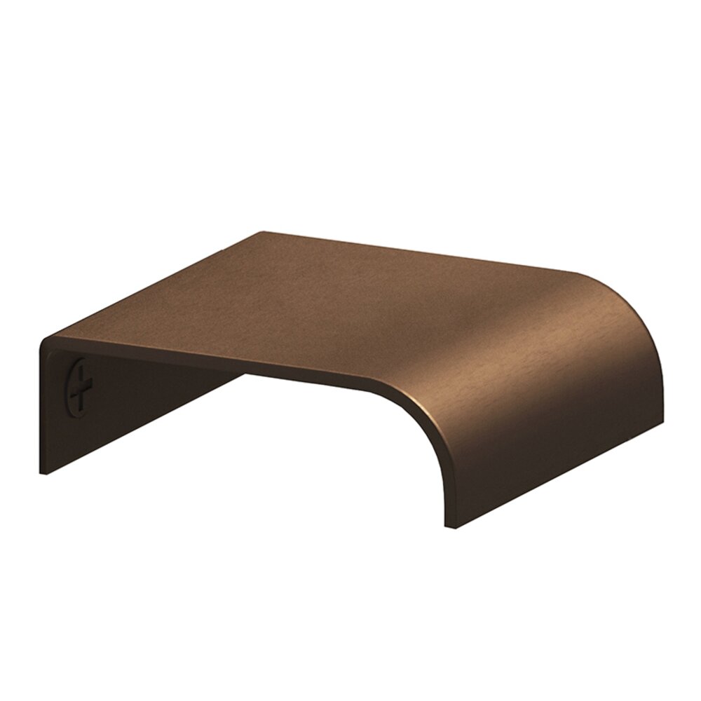 Colonial Bronze 1 1/2" Long Edge Pull in Matte Oil Rubbed Bronze