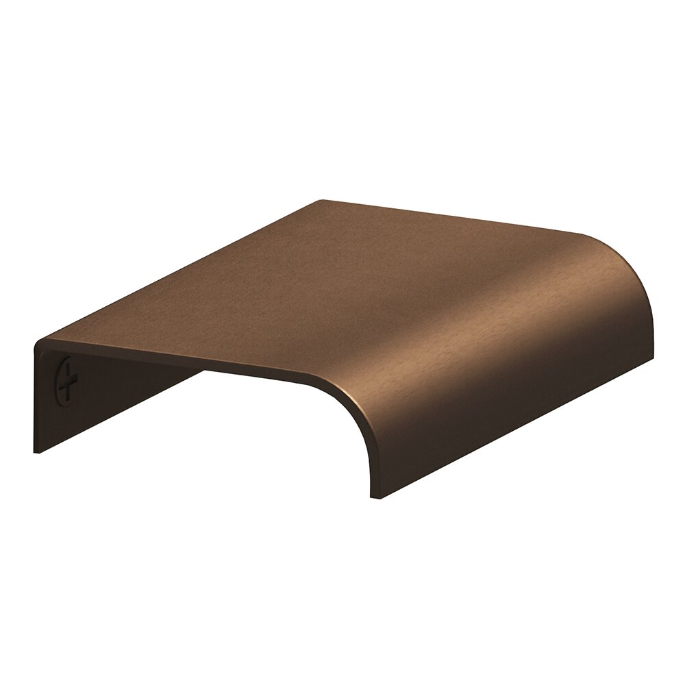 Colonial Bronze 2 1/2" Long Edge Pull in Matte Oil Rubbed Bronze