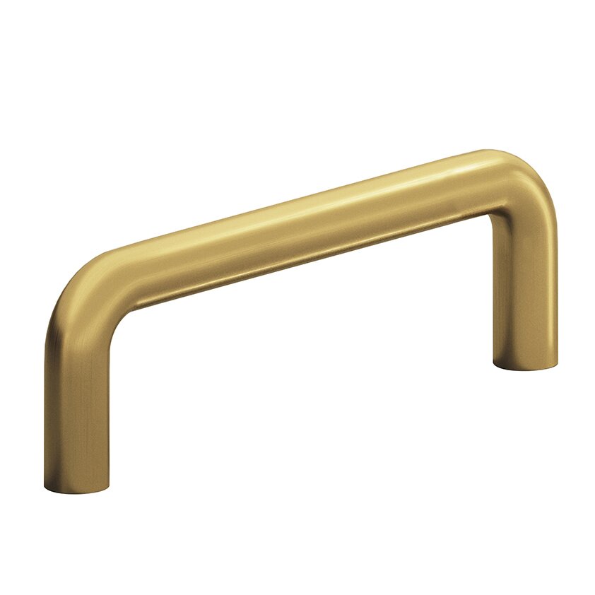Colonial Bronze 2 3/4" Centers Wire Pull in Satin Brass