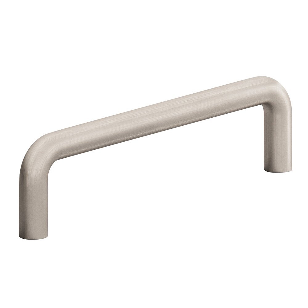 Colonial Bronze 3 3/4" Centers Wire Pull in Matte Satin Nickel