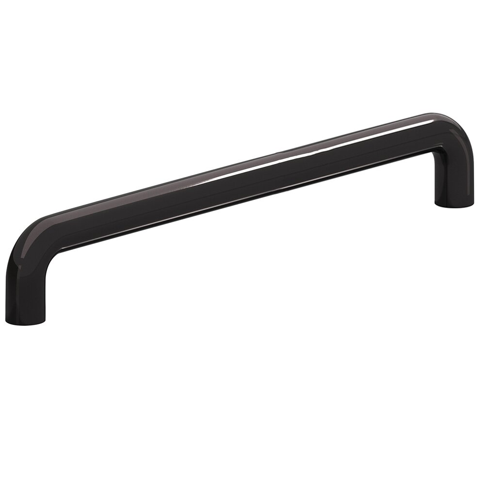 Colonial Bronze 10" Centers Low Clearance Appliance Pull in Satin Black